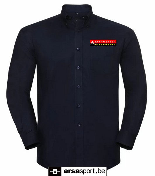 Classic Oxford Shirt -navy Citritrosfeer bedrukt