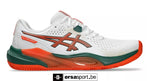 Gel-Challenger 15 padel -white/energy oranje
