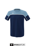CHANGE by erima T-shirt-new navy/faded denim/wit