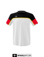 CHANGE by erima T-shirt-wit/zwart/rood