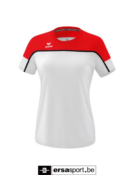 D1-Change tshirt -wit/rood