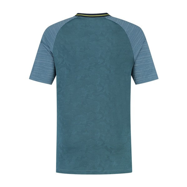 Hypercourt tee melange -indian teal