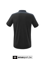 CHANGE by erima polo-black grey/slate grey/wit