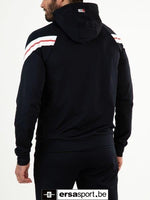 Angus man hooded jacket -dark blue