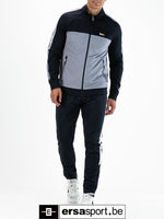 Achille-G162 full zip vest - Grey malange