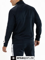 Achille-N024 full zip vest - dark blue