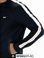Achille-N024 full zip vest - dark blue