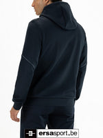 Amos-N024 full zip hoody - dark blue
