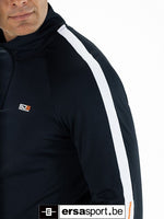 Brando-N024 longsleeve half zip - dark blue