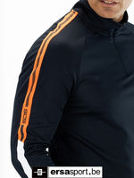 Brando-N024 longsleeve half zip - dark blue