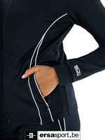 Francy-N024 full zip vest - dark blue