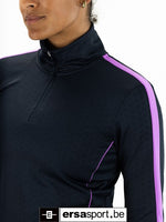 Hinde-N024 half zip - dark blue