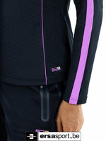 Hinde-N024 half zip - dark blue