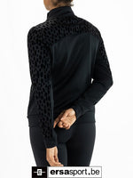 Rosita-B001 full zip vest - black