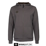 Men hooded jacket -walnut