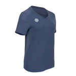 women dry touch tee indigo blue