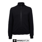 Women cotton track jacket -black