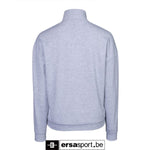 Women half zip sweater -light grey