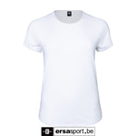 Women breeze round neck tee -white