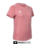 Women agility round neck tee -blush pink