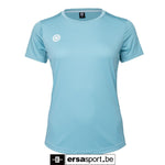 Women agility round neck tee -serene blue