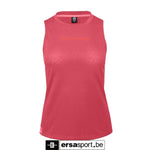 Women sleeveless jacquard top -berry rose