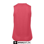Women sleeveless jacquard top -berry rose