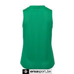 Women sleeveless jacquard top -lush green