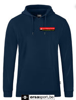 Organic hoodie -marine Citrosfeer bedrukt