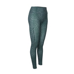 women leopard tight duck green