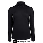 Women performance halfzip -black