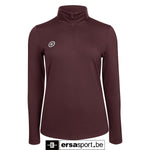 Women performance halfzip -dark berry