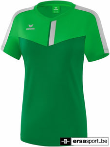 squad t-shirt fern green/smaragd/silver grey