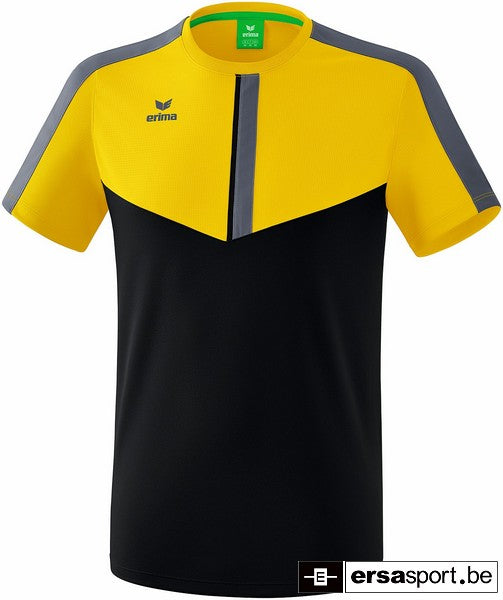 squad t-shirt slate grey/black/yellow