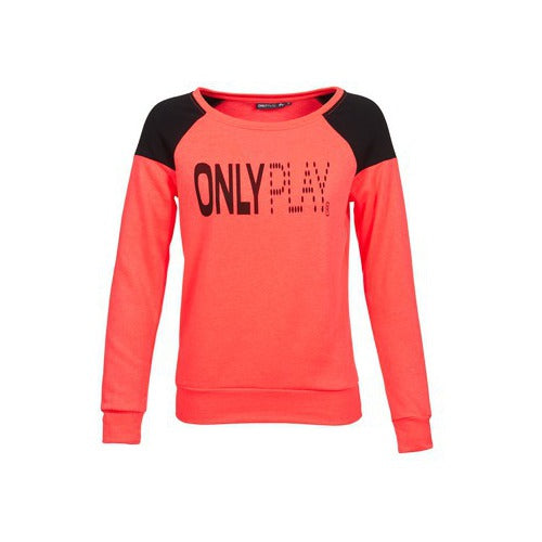 Sweater-Makayla o-neck sweat fiery coral