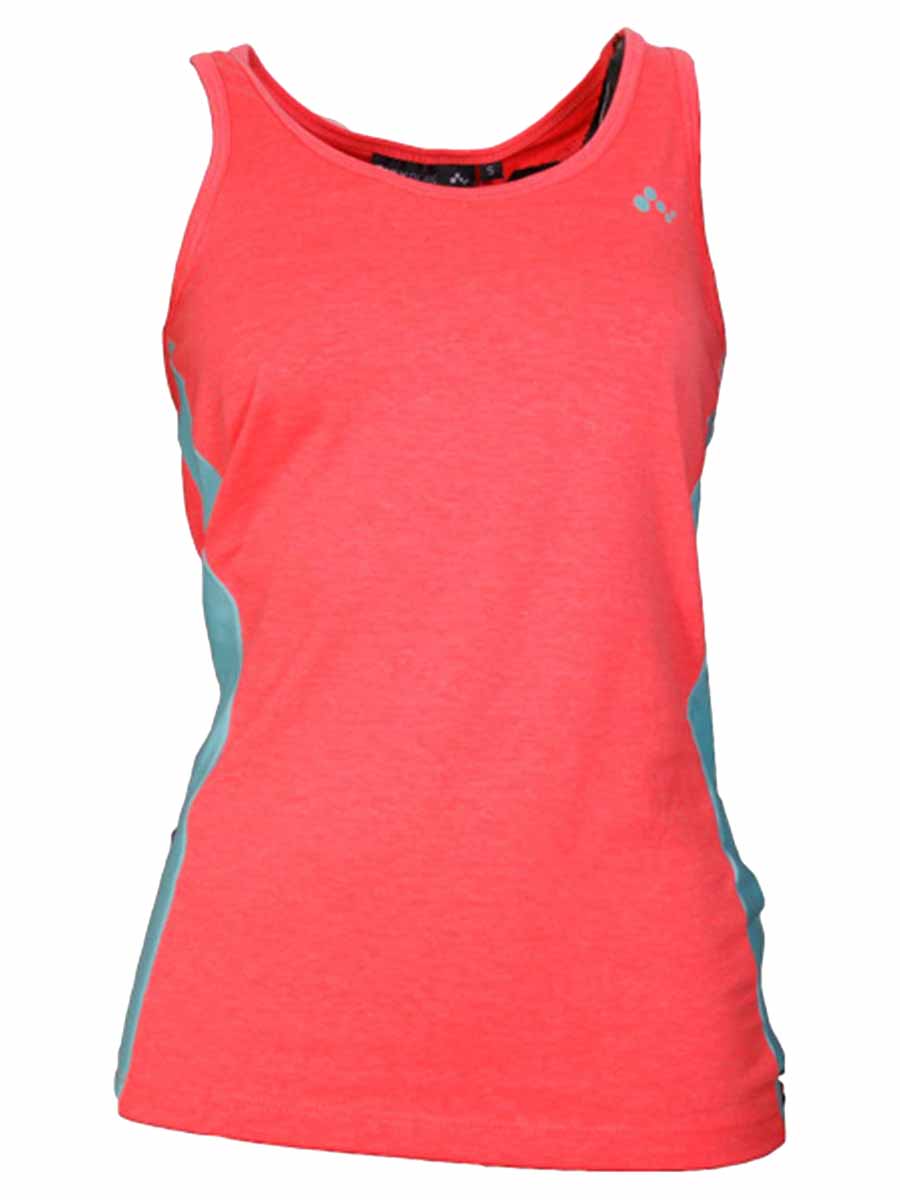 Singlet-Samantha tank top fiery coral