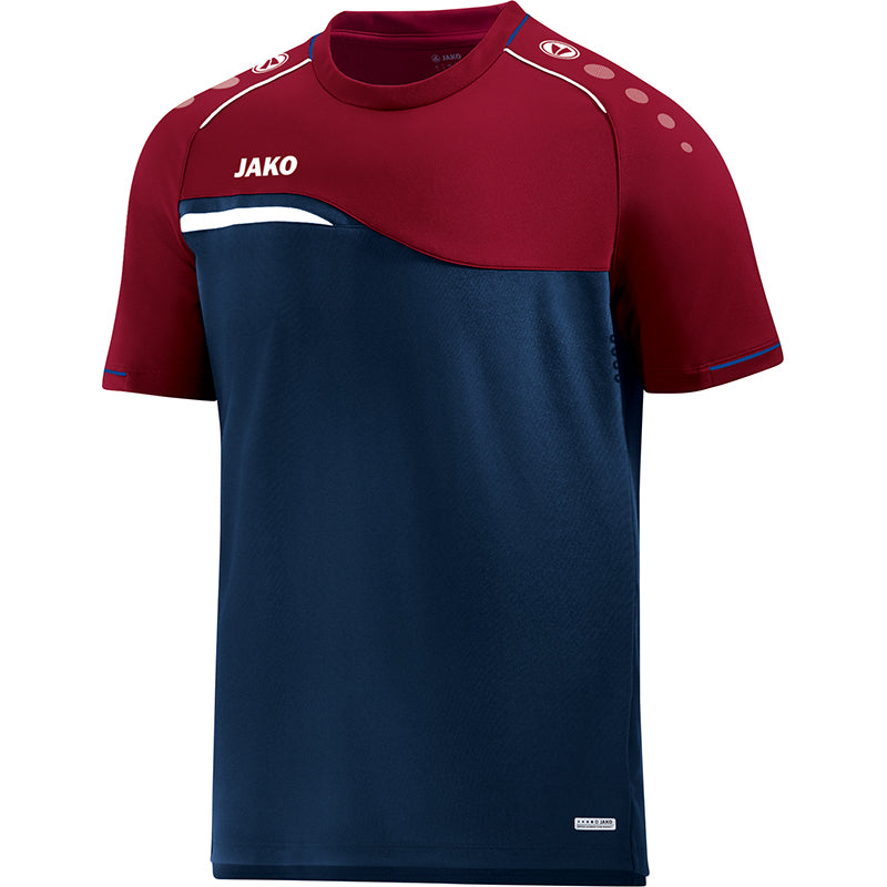 Competition 2.0 t-shirt marine/rood