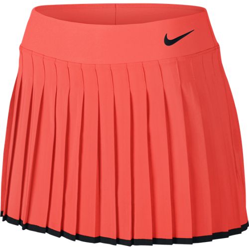 Women's NikeCourt Victory Tennis Skirt HYPER ORANGE/BLACK/BL