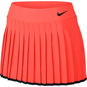 Women's NikeCourt Victory Tennis Skirt HYPER ORANGE/BLACK/BL