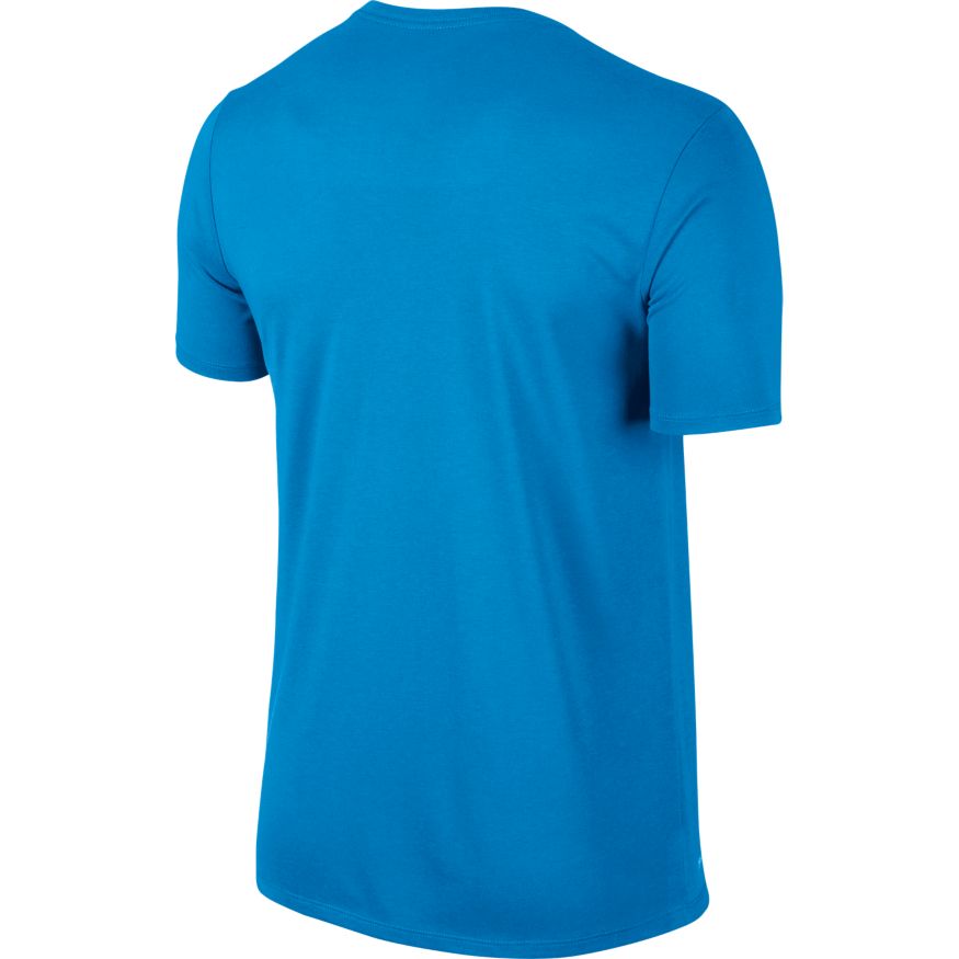 Mens nike dry training t-shirt phote blue