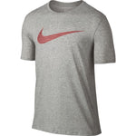 Men's Nike Dry Swoosh Training T-Shirt DK GREY HEATHER