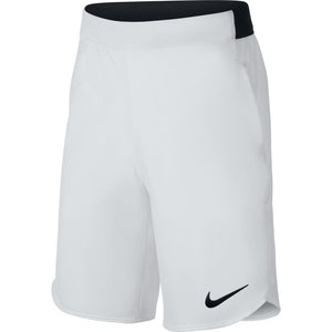 Boys' Nike Flex Ace Tennis Shorts WHITE/BLACK
