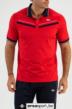 Man polo Jarno -tango red