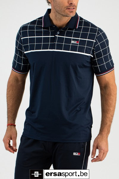 Man polo Junes -dark blue